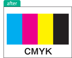 CMYKのイメージ