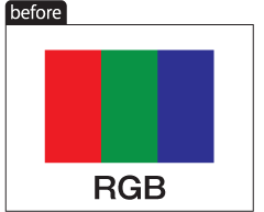 RGBのイメージ