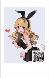 QRコード付きチェキ風印刷