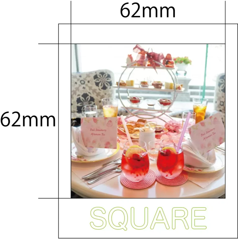 チェキ風印刷(squareサイズ)