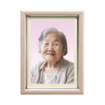 人物用遺影額（ピンク）
