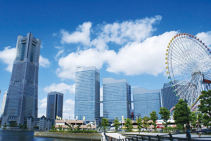 ビルと観覧車(after)